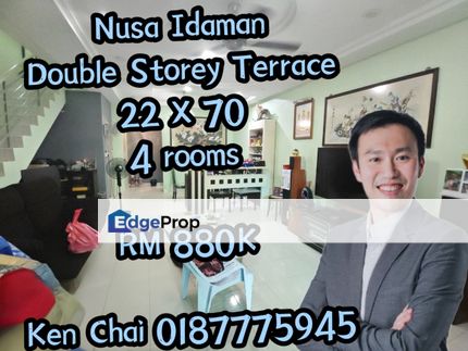 double storey terrace@ nusa idaman, Johor, Nusajaya