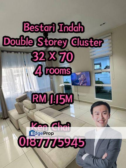 double storey cluster@ bestari indah, Johor, Ulu Tiram