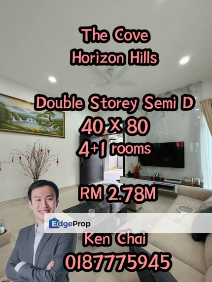double storey semid@ the cove horizon hills, Johor, 