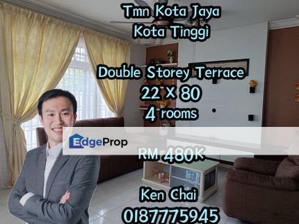 double storey terrace@ tmn kota jaya, Johor, Kota Tinggi