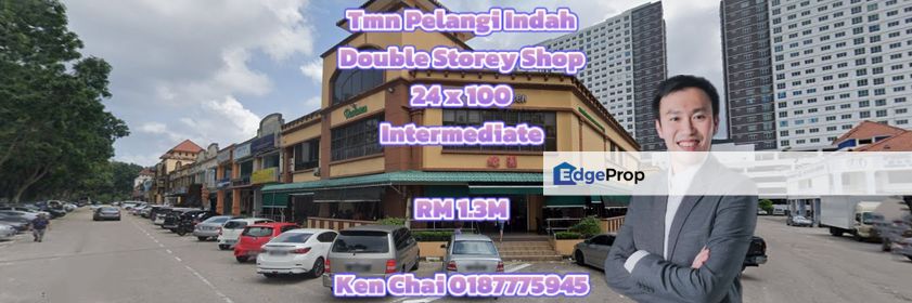 Double Storey Shop @ Taman Pelangi Indah, Johor, Johor Bahru
