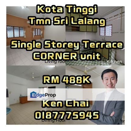 single storey terrace@ tmn sri lalang, Johor, Kota Tinggi