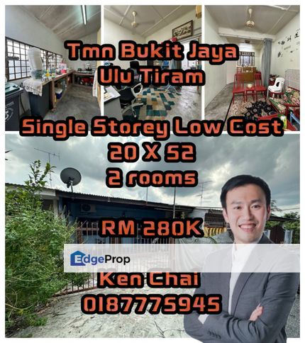 single storey low cost@ tmn bukit jaya, Johor, Ulu Tiram