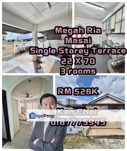 single storey terrace@ megah ria, Johor, Masai