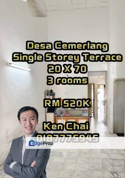 single storey terrace@ desa cemerlang jln kekabu, Johor, Ulu Tiram