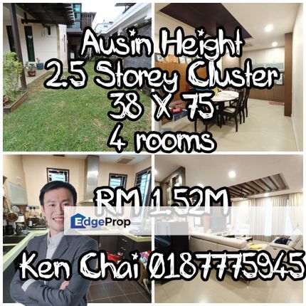 Double storey cluster@ austin height, Johor, Johor Bahru