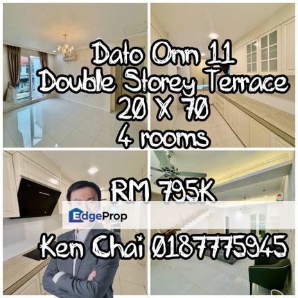 double storey terrace@ bandar dato onn, Johor, Johor Bahru