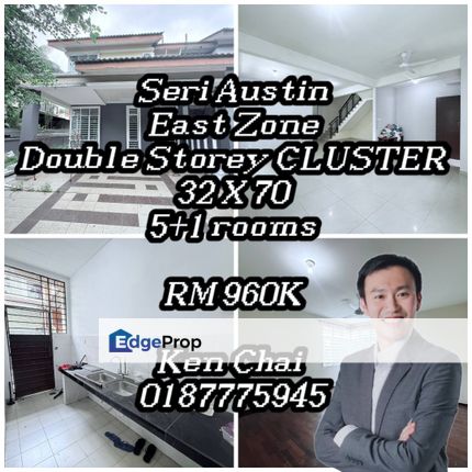 double storey cluster@ seri austin, Johor, Johor Bahru