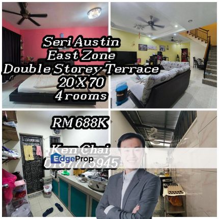 double storey terrace@ seri austin east  zone, Johor, Johor Bahru