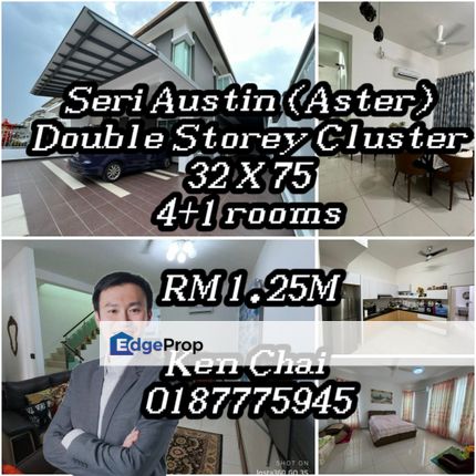 double storey cluster@ aster seri austin, Johor, Johor Bahru