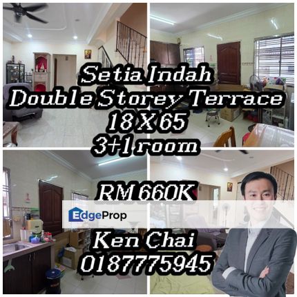 double storey terrace@ tmn setia indah zone 1, Johor, Johor Bahru