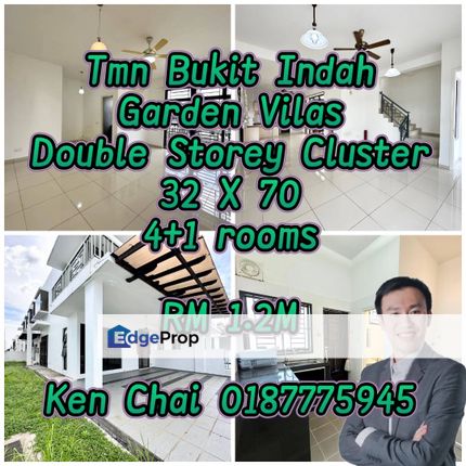 double storey cluster@ tmn bukit indah, Johor, Johor Bahru