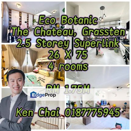 2.5storey superlink house@ the chateau, Johor, Nusajaya