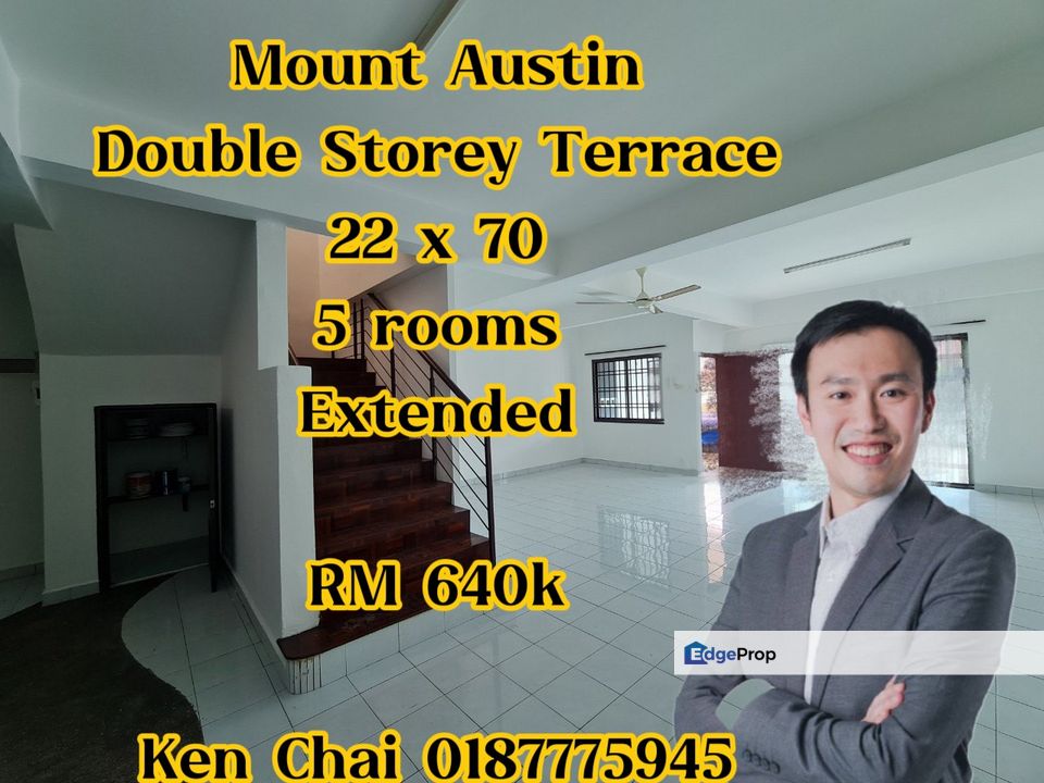double storey terrace Tmn mount austin for Sale RM640,000 By KEN CHAI