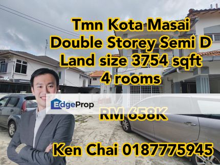 double storey semid@ kota masai, Johor, Pasir Gudang