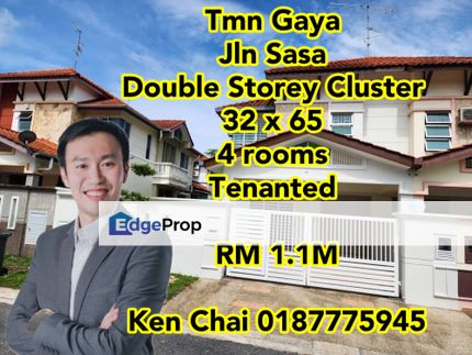 double storey cluster@ taman gaya, Johor, Ulu Tiram