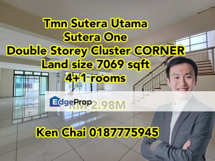 double storey cluster@ Tmn Sutera utama, Johor, Skudai