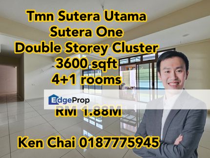 double storey cluster@ tmn Sutera utama, Johor, Skudai