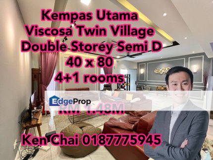 2 storey semid@ kempas utama, Johor, Johor Bahru