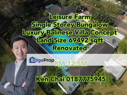 luxury balinese villa concept@ leisure farm, Johor, Gelang Patah