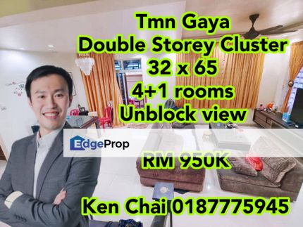 double storey cluster@ tmn gaya jln sasa, Johor, Ulu Tiram