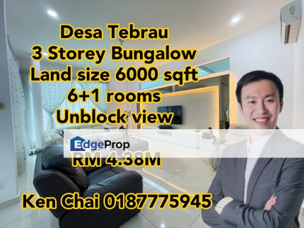 3 storey Bungalow@ desa tebrau, Johor, Johor Bahru