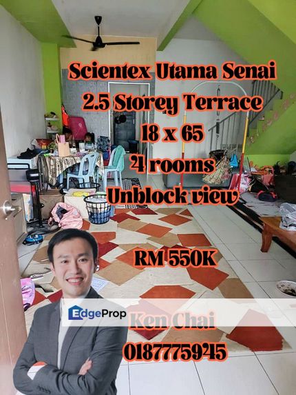 2.5 storey house@ scientex utama, Johor, Senai