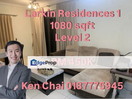 Larkin Residences 1 Good Condition , Johor, Johor Bahru