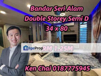 double storey semid@ bandar seri alam, Johor, Masai