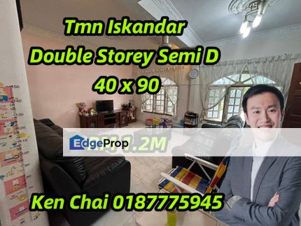 Double storey semid@ taman iskandar, Johor, Johor Bahru