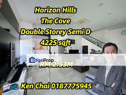 double storey semid@ the cove horizon hills, Johor, Nusajaya