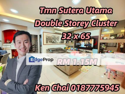 double storey cluster@ tmn sutera utama, Johor, Skudai