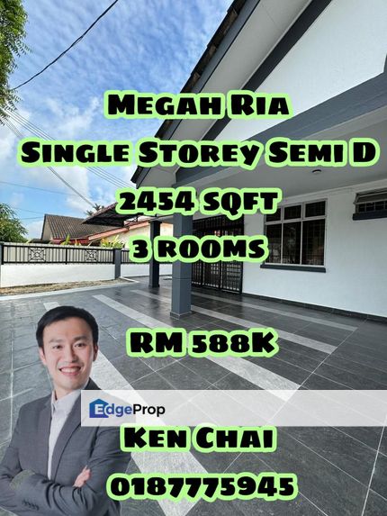 single storey semid@ tmn megah ria, Johor, Masai