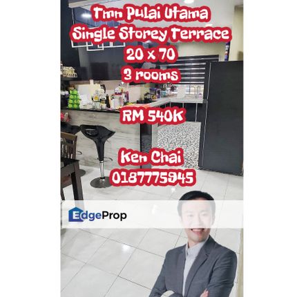 single storey terrace@ pulai utama, Johor, Skudai