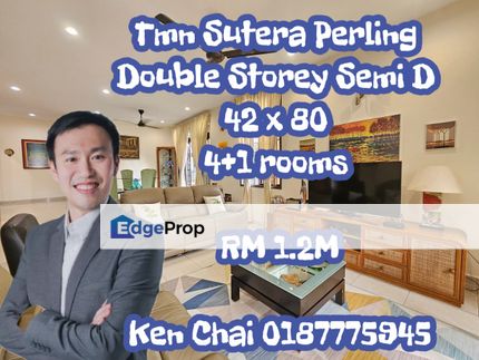 double storey semid@ tmn sutera perling, Johor, Johor Bahru