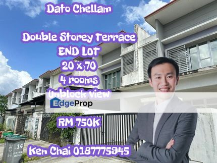 double storey terrace@ dato chellam, Johor, Ulu Tiram