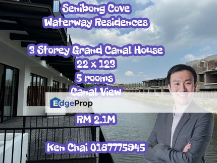 3 storey grand canal house@ senibong cove, Johor, Masai