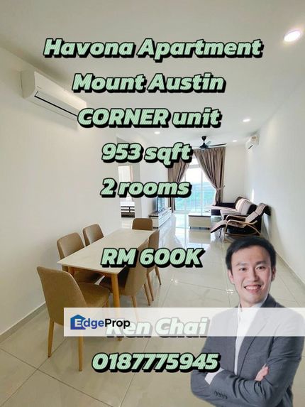 Havona Apartment @ Corner Unit, Johor, Johor Bahru