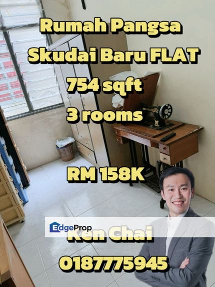 Rumah Pangsa @Skudai Baru Flat, Johor, Skudai