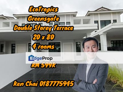 double storey terrace@ greensgate eco tropics, Johor, Masai