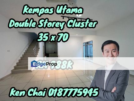 double storey cluster@ Kempas utama, Johor, Johor Bahru