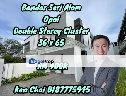 double storey cluster@ bndr Seri alam, Johor, Masai