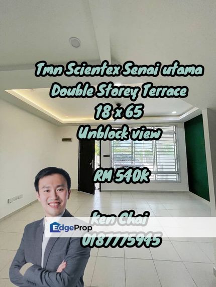 double storey terrace@scientex utama senai , Johor, Senai