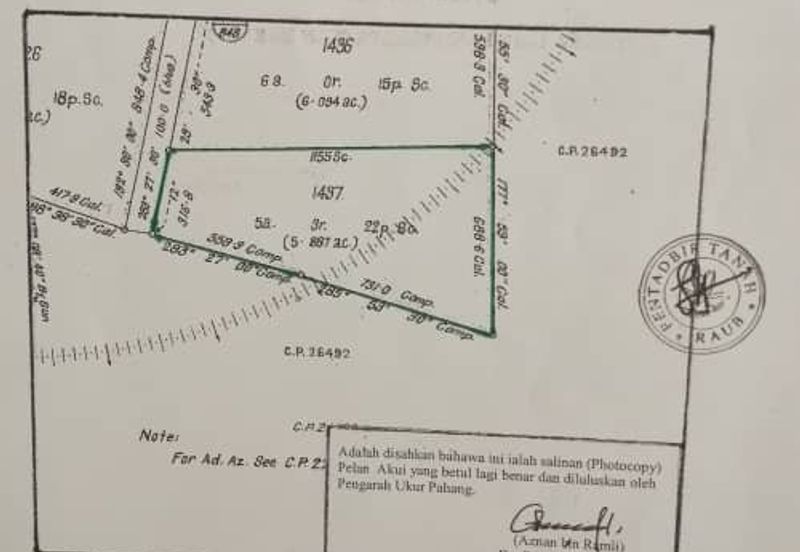 Tanah Kebun Durian Raub Pahang