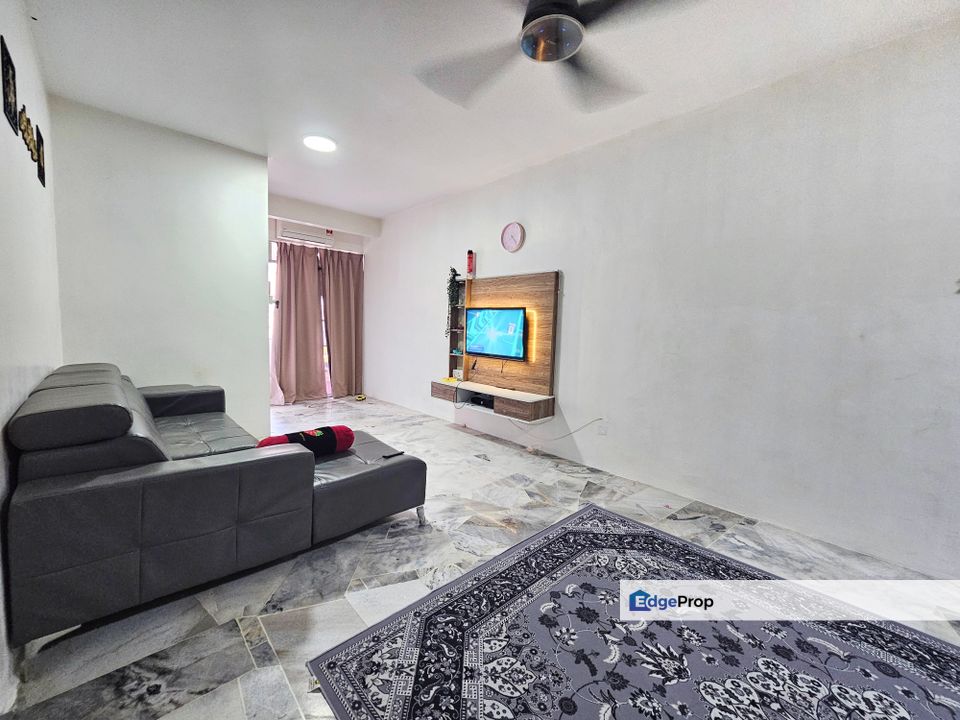 [Clean & Well Kept + Spacious Layout + Semi Furnish] Pangsapuri Nuri Shah Alam, Selangor, Subang