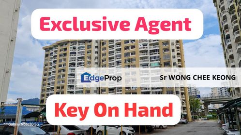 Value Buy with 2 car park  in hand Petaling Indah Condominium , Kuala Lumpur, Sungai Besi