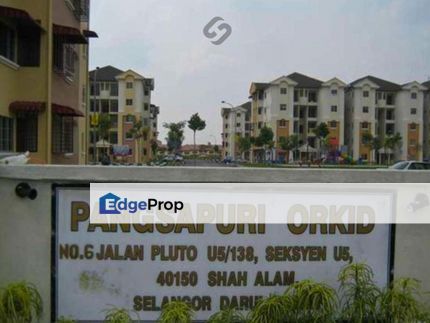 APARTMENT ORKID SEKSYEN U5 SHAH ALAM, SELANGOR, Selangor, Shah Alam