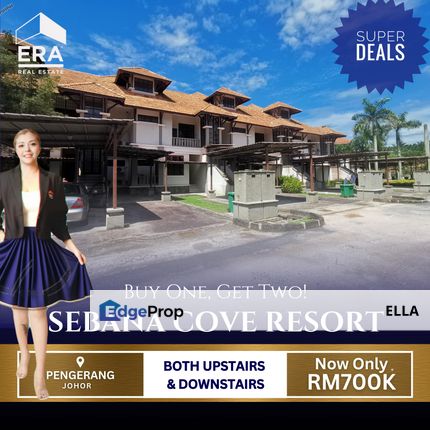 Sebana cove 2  town house sell for 1, Johor, Pengerang