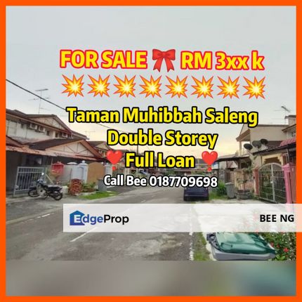 Taman Muhibbah Saleng 2 storey full loan , Johor, Kulai