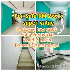 Taman Damai Jaya 2 storey low cost renovated lowest price for Sale ...